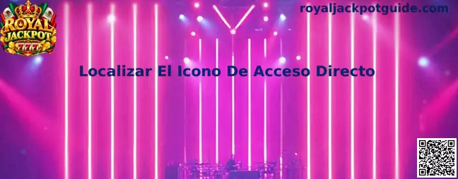 Localizar El Icono De Acceso Directo Royal Jackpot