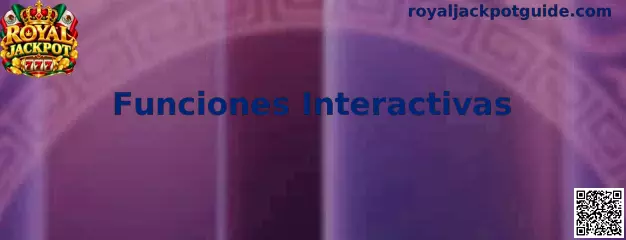 Imagen ilustrativa de Royal Jackpot y sus funciones interactivas para dispositivos móviles