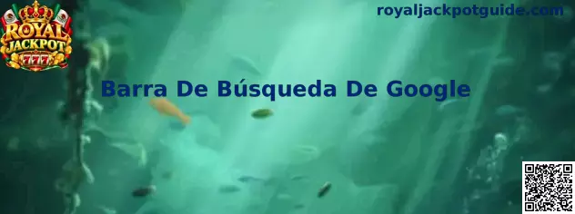 Ejemplo visual de una Barra De Búsqueda De Google para localizar información sobre Royal Jackpot