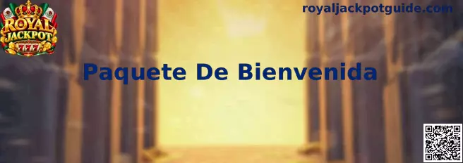 Información visual sobre el Paquete De Bienvenida de Royal Jackpot